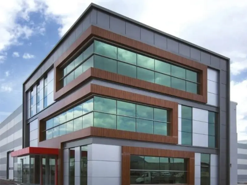 Yarı kapaklı cephe cam yüzey algısı ve ritim 11